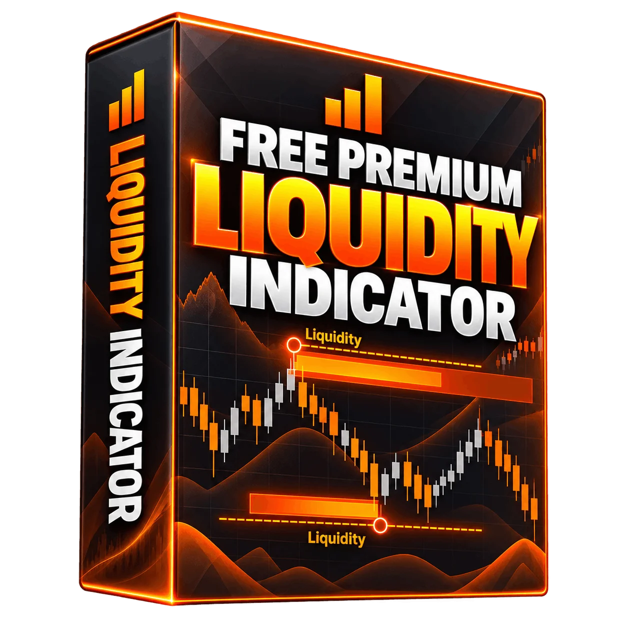 Premium Liquidity Indicator on a chart